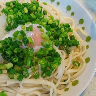 温玉乗せぶっかけうどん